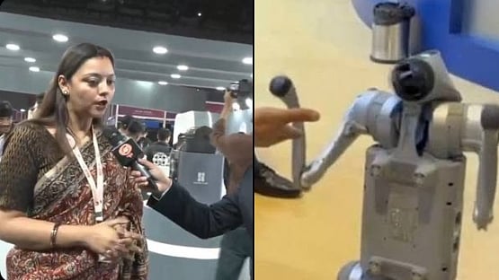 AI समिटमध्ये मोठी नाचक्की! चिनी रोबोटला स्वतः डेव्हलप केल्याचं सांगितलं; 'तात्काळ एक्स्पो स्थळ सोडा' - गलगोटिया विद्यापीठाला आदेश
