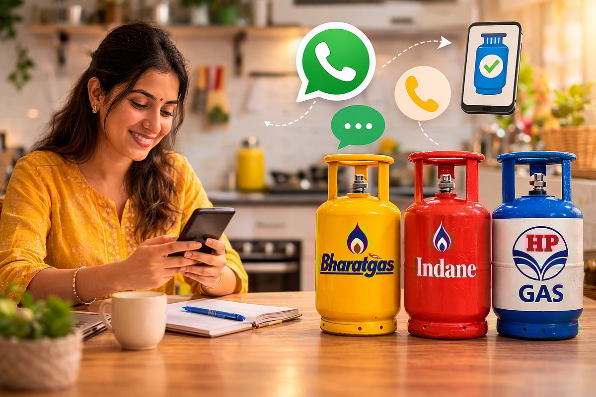 LPG सिलिंडर बुकिंग आता आणखी सोपं! व्हॉट्सॲप, मिस्ड कॉलपासून ॲपपर्यंत अनेक सुविधा उपलब्ध