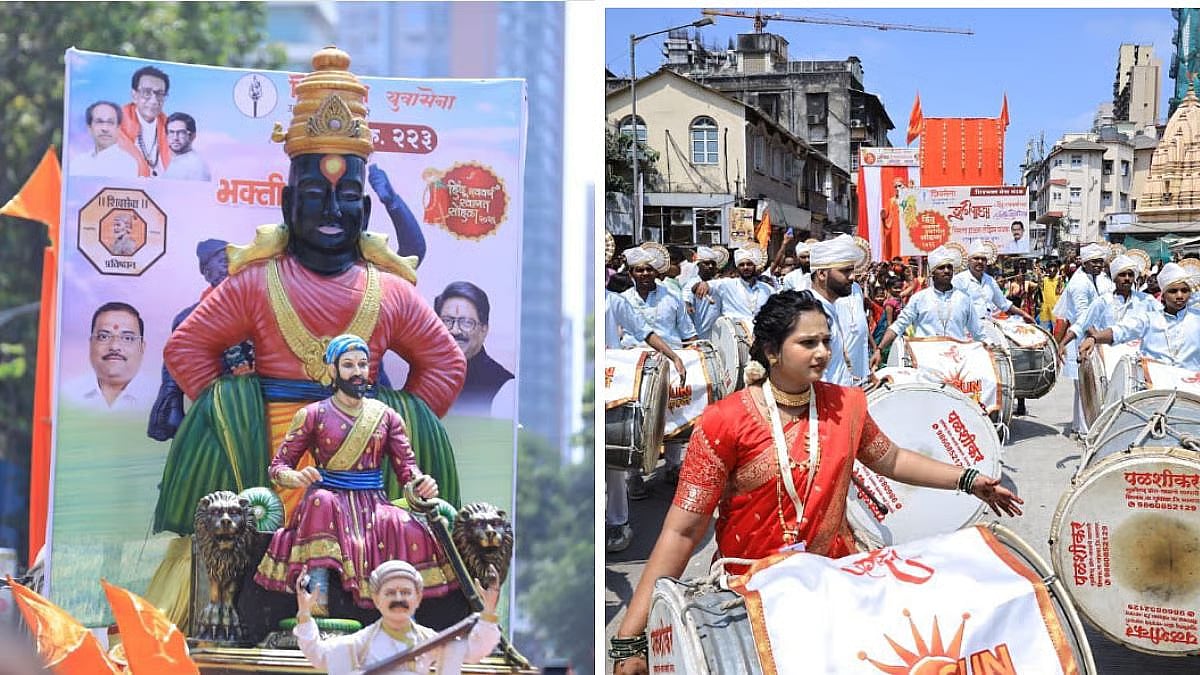 Mumbai : ढोल-ताशांचा गजर, पारंपरिक वेशभूषा अन् नववर्षाचा जल्लोष; मुंबई, ठाणे, डोंबिवलीत गुढीपाडव्याच्या भव्य शोभायात्रा