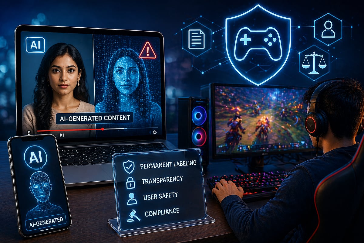 सरकारचे तंत्रकठोर नियम! एआयसाठी ‘कायमस्वरूपी’ लेबल; ऑनलाइन गेमिंगसाठीही नवीन नियमावली जाहीर