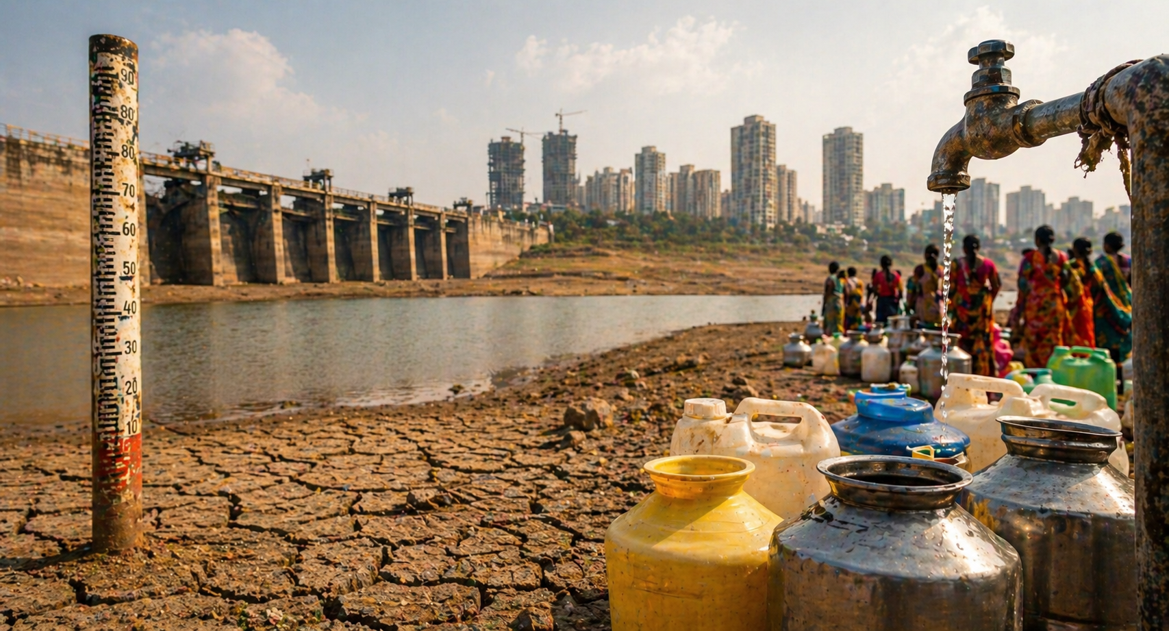 ठाण्यात पाणीटंचाई तीव्र होणार; धरणांतील साठा २८ टक्क्यांवर, मुंबईतील पाणी कपातीचा ठाण्यावर परिणाम?