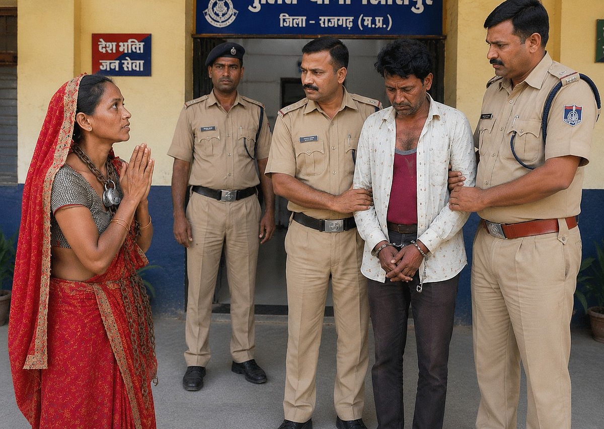 गळ्यात साखळदंड, अंगावर चटके; पतीच्या जाचातून सुटण्यासाठी महिलेची ६ किमी पायपीट, थेट पोलीस ठाणं गाठलं