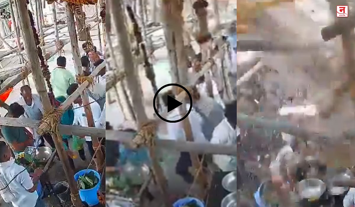 Video : परभणीत भीषण दुर्घटना! बांधकाम सुरू असलेल्या हनुमान मंदिराचे छत कोसळले; ५ भाविकांचा मृत्यू, १७ जण जखमी