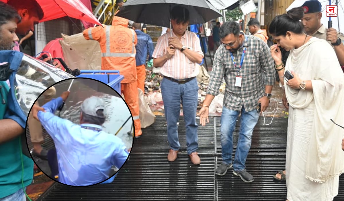 Mumbai : महापौरांसमोरच मॅनहोलमध्ये पडला सफाई कर्मचारी; अधिकाऱ्यांना निलंबनाचा इशारा, Video