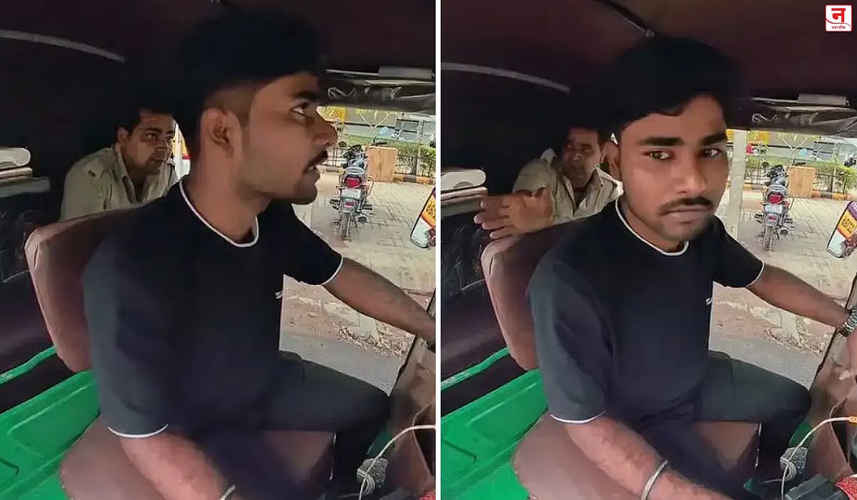 फुकट प्रवासाला नकार दिल्याने रिक्षाचालकाला शिवीगाळ; व्हिडिओ व्हायरल होताच होमगार्डला कामावरून काढले