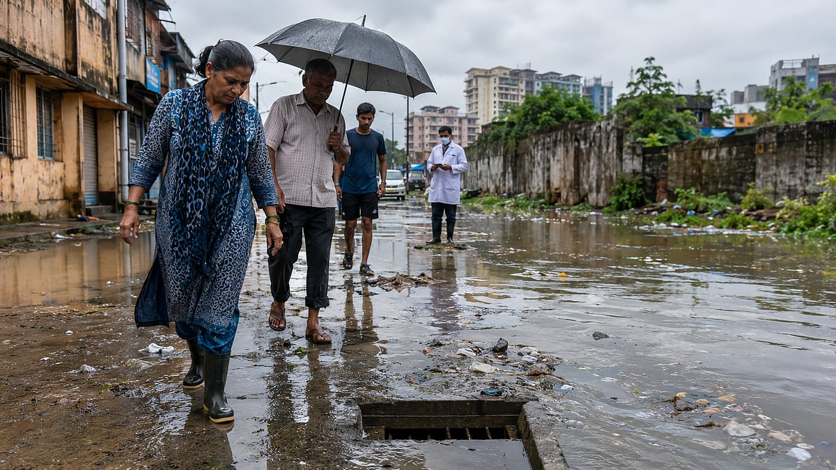 Mira Road : पाऊस ओसरला, तरी डोकेदुखी कायम! आता साथीच्या आजारांचे संकट गडद; मुसळधार पावसानंतर संसर्गाची भीती