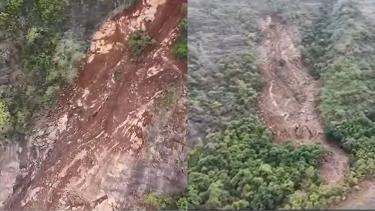 Palghar Landslide : तांदुळवाडी किल्ल्याजवळ दरड कोसळली; पर्यटकांसाठी प्रशासनाचा महत्त्वाचा इशारा