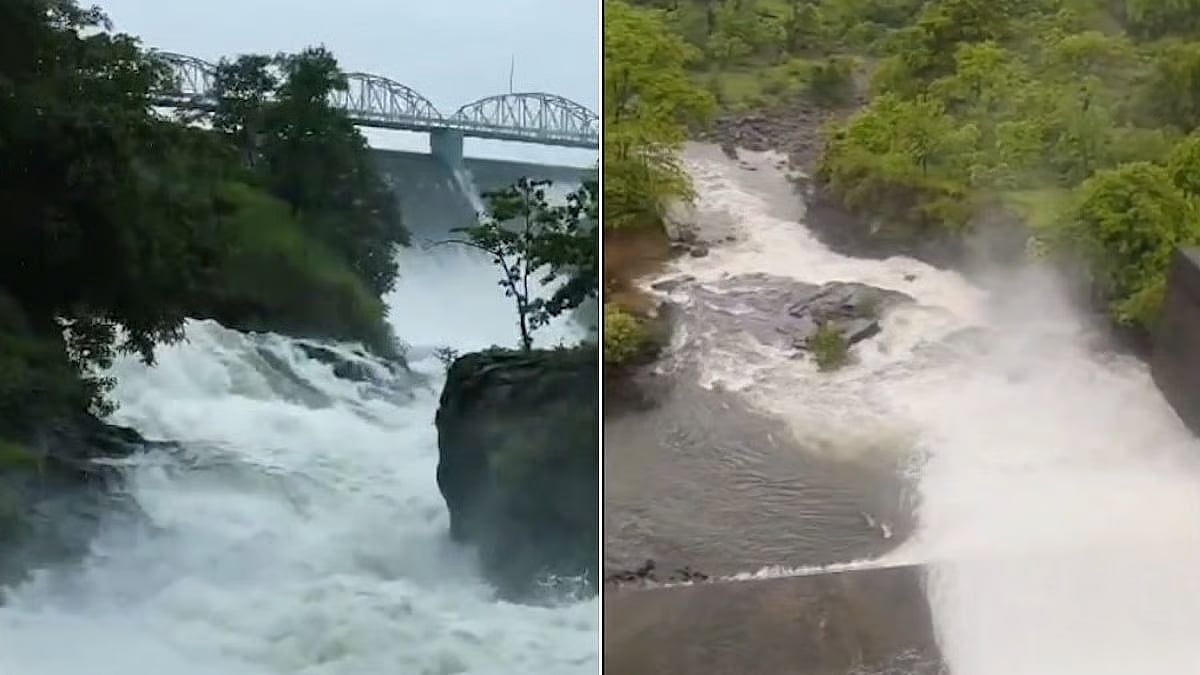 Mumbai : तानसा तलाव ओसंडून वाहू लागला