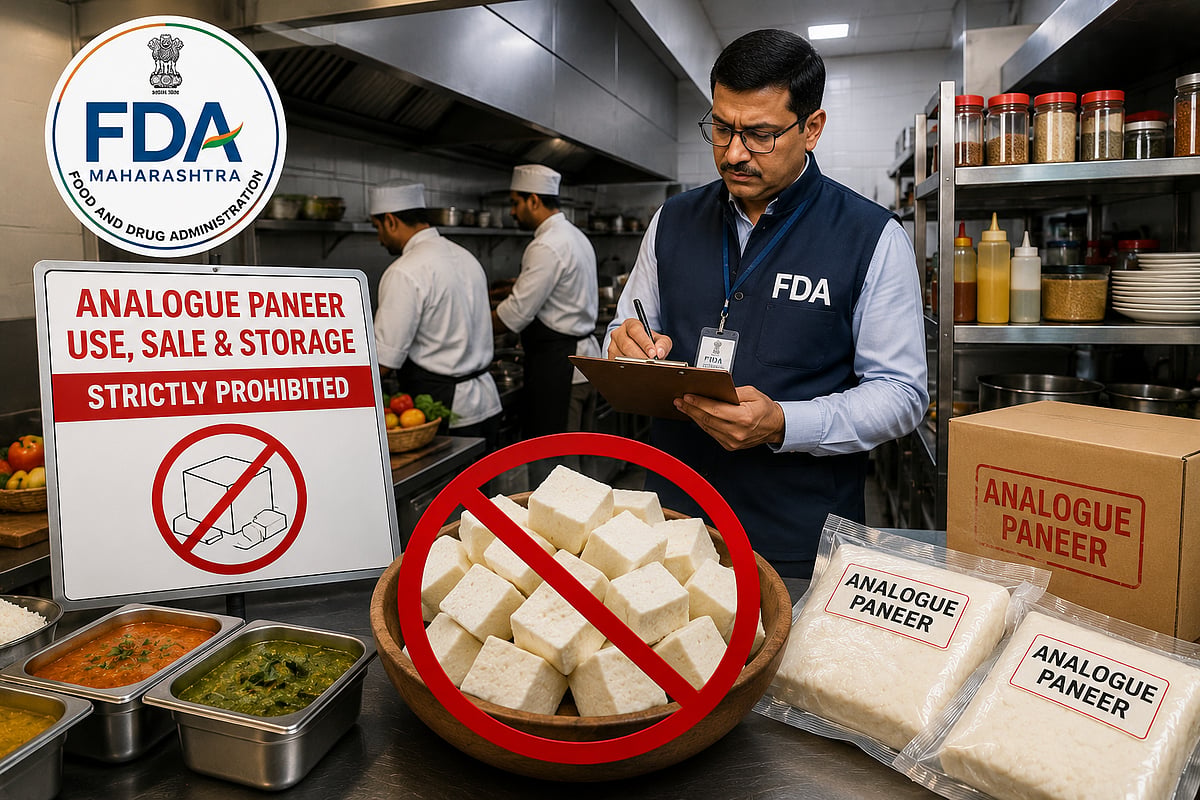 राज्यात ॲनालॉग पनीरवर बंदी; हॉटेल्स, रेस्टॉरंट्सना FDA चे आदेश