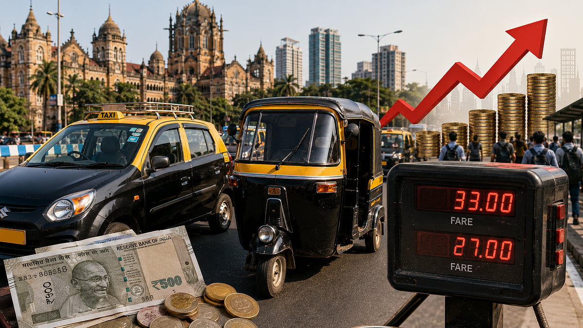 Mumbai : आजपासून रिक्षा, टॅक्सी प्रवास महागणार; भाड्यात १ ते २ रुपयांची वाढ