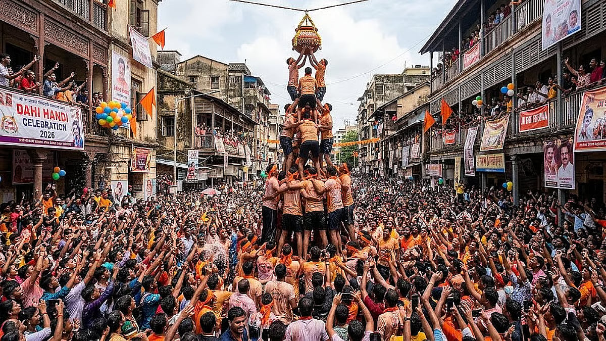 Mumbai Dahi Handi 2026 : दहीहंडीच्या उत्साहाला अपघातांचं गालबोट; २२ गोविंदा जखमी