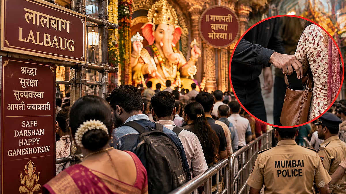 Mumbai : लालबागमधून इंदूरच्या चोरट्यांना अटक; सोन्याची साखळी, रोख रक्कम, मोबाईलची केली चोरी