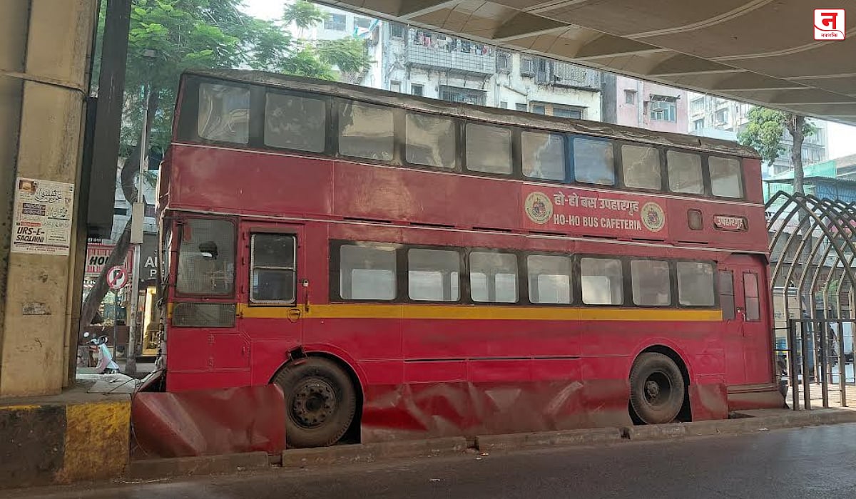 Mumbai : जे. जे. उड्डाणपुलाखाली डबलडेकर बस धूळखात! कलादालन, कॅफेटेरिया, वाचनालय कागदावरच; महिला बचत गटांची पाठ