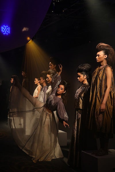 Fashion meets performance art