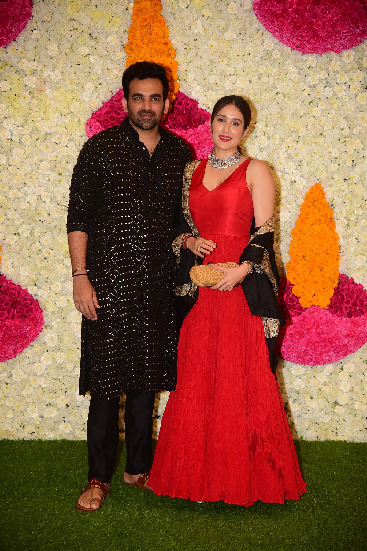 Zaheer Khan with wife Sagarika Ghatge