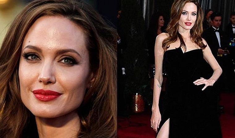 Angelina Jolie addresses meme-making on her 2012 Oscars black Versace dress