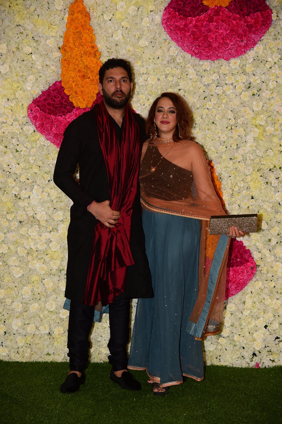 Yuvraj Singh with Hazel Keech