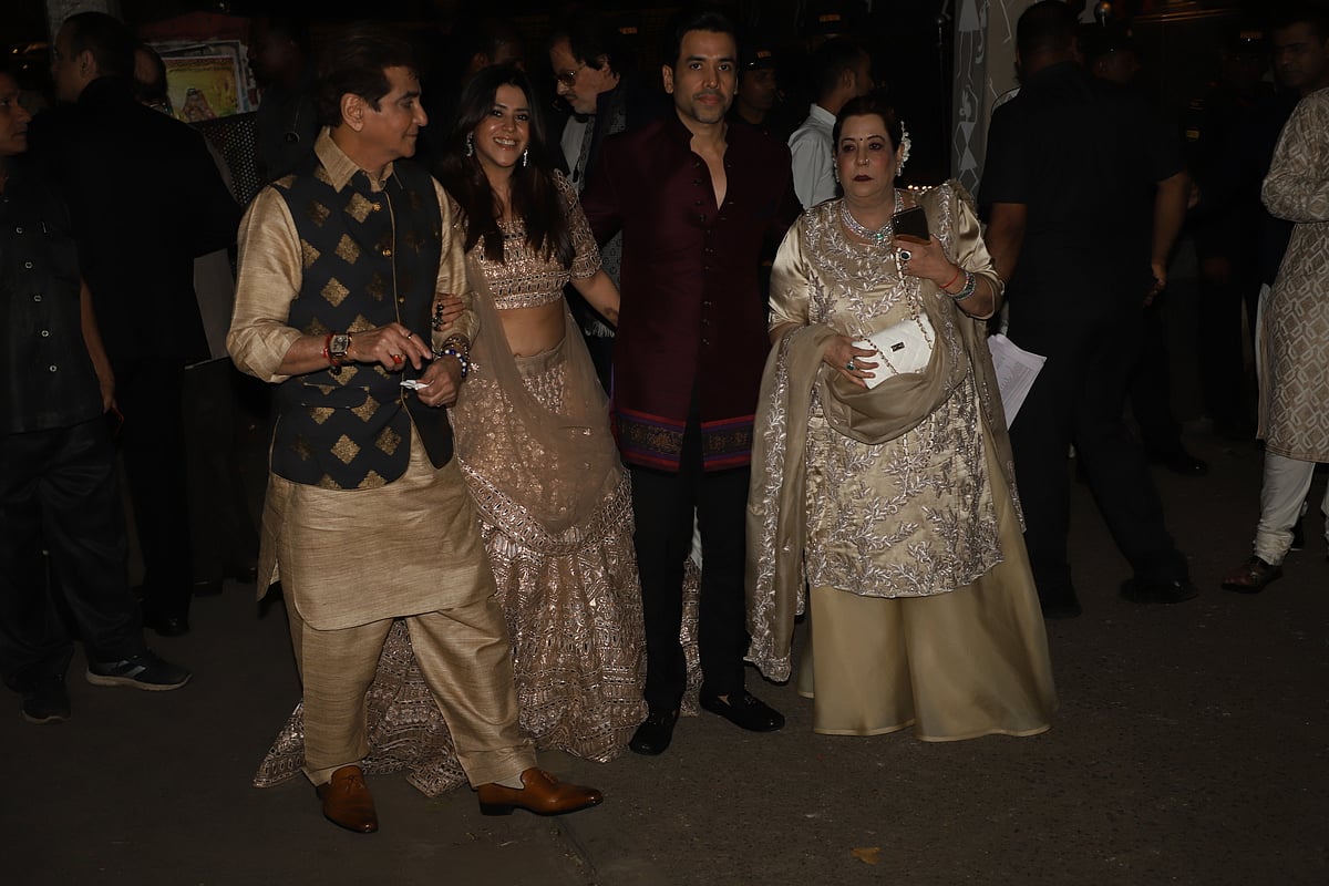 Jeetendra, Ekta Kapoor, Tusshar Kapoor and Shobha Kapoor