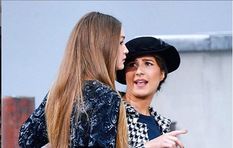 Gigi Hadid confronts woman who jumped on runway at Chanel's Paris Fashion Week show