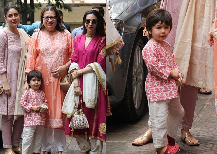 Kareena, Karisma, Babita reunite for Diwali, but an angry Taimur is grabbing eyeballs
