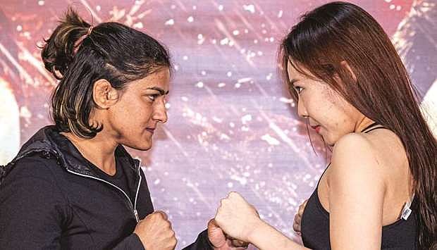 Watch: Ritu Phogat starts MMA career with a bang, wins in 3 minutes