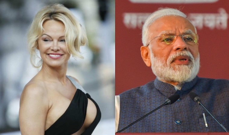 Former Playmate Pamela Anderson has a very special request for PM Modi