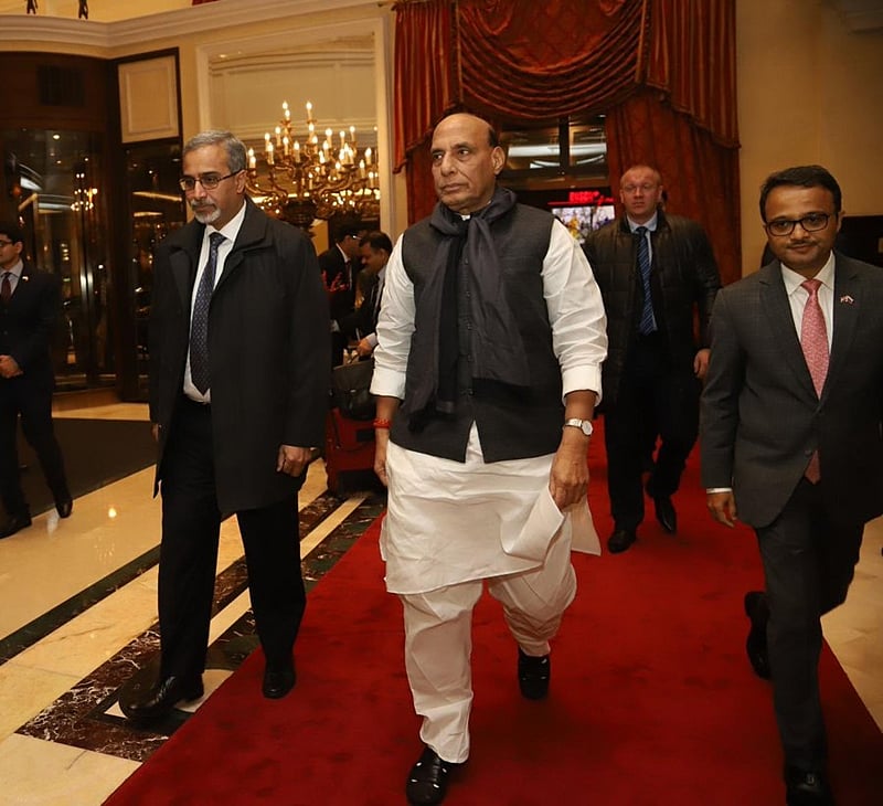 Rajnath Singh arrives in Moscow to boost Defence cooperation with Russia 