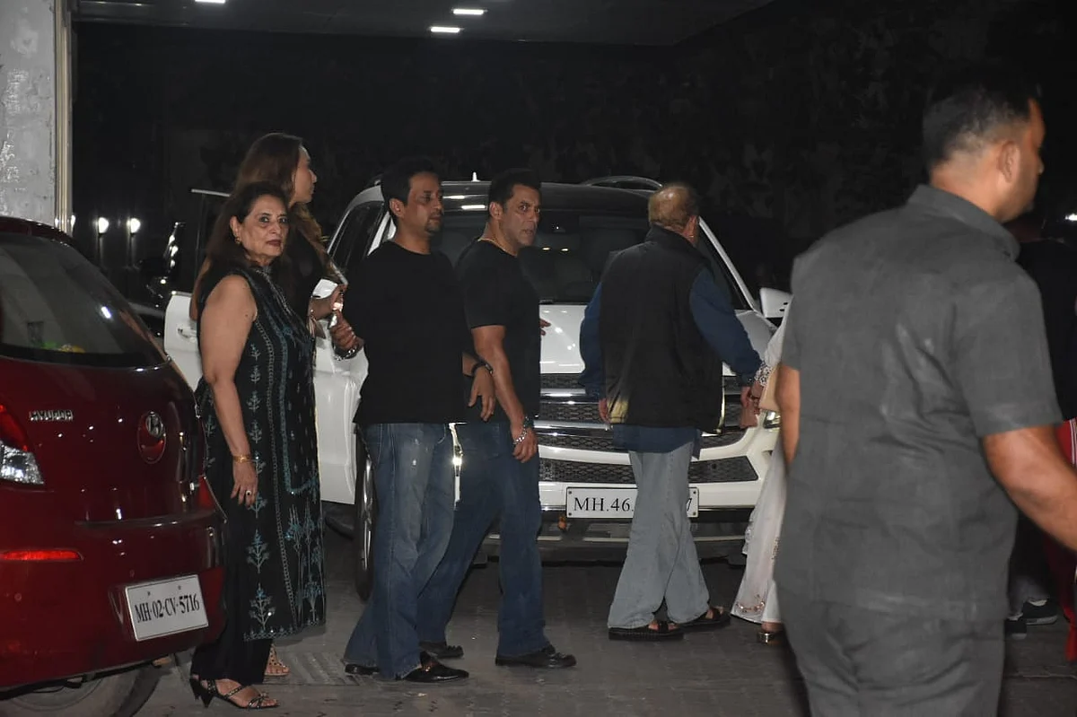 Salman Khan with father Salim Khan