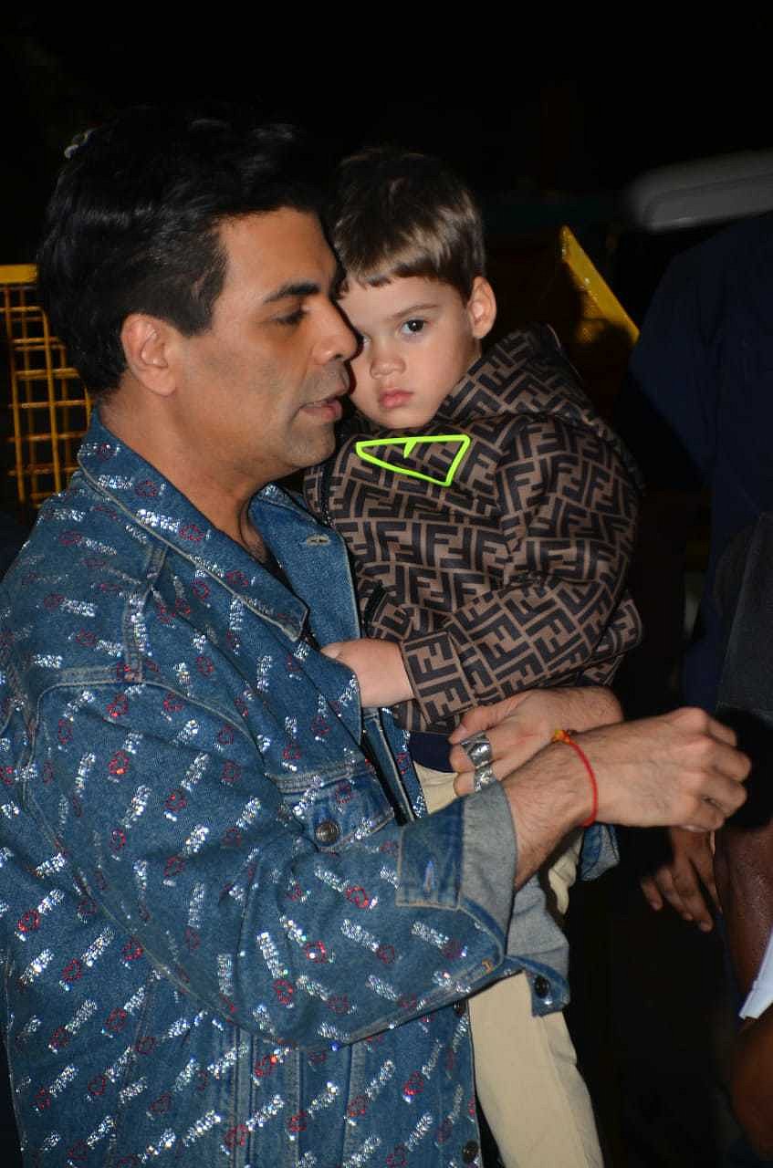 Karan Johar with son Yash