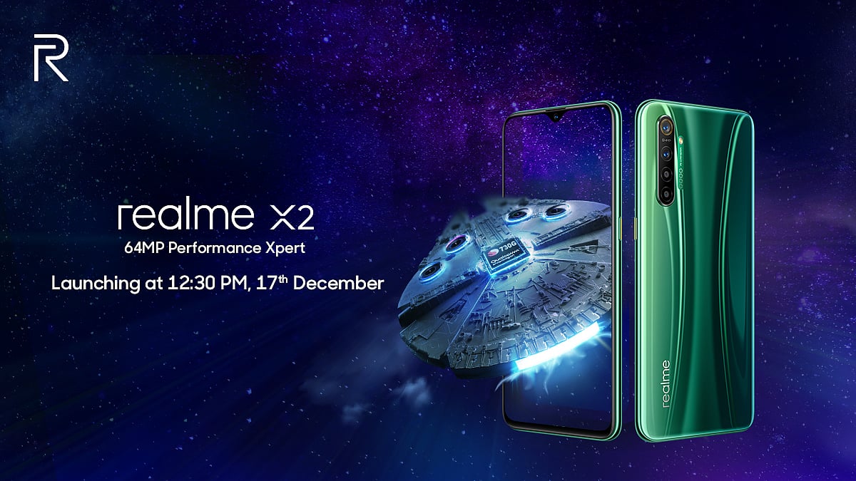 Realme X2, Realme X2 Star Wars edition, and Realme Buds Air to launch in India on Dec 17 
