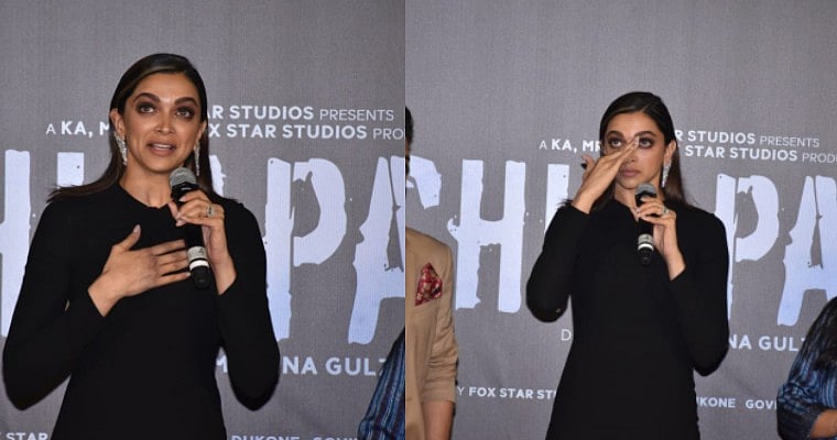 Please call Ranveer, we can't see Deepika crying at 'Chhapaak' trailer launch