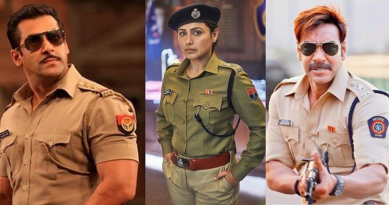 Did Rani Mukerji take a dig at 'larger-than-life cops' played by Salman Khan and Ajay Devgn? 