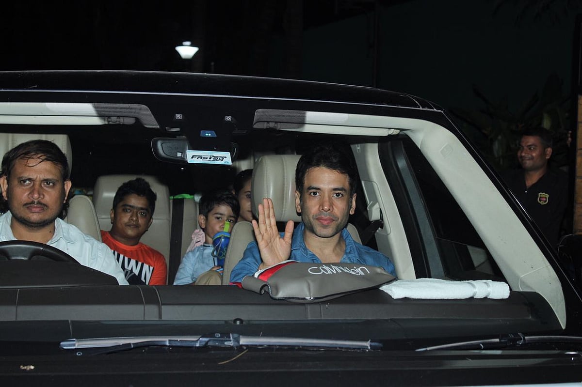 Tusshar Kapoor with his son