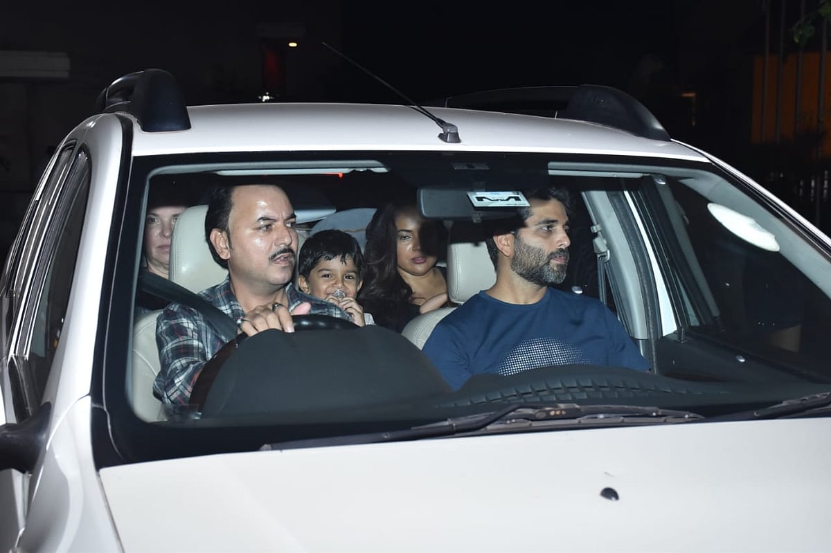 Sameera Reddy with son