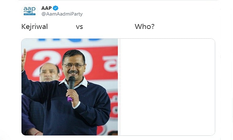 Delhi Elections 2020: AAP asks 'Kejriwal versus who'