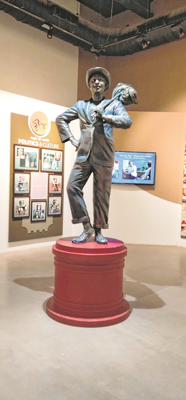 The world famous pose of Raj Kapoor from Awara