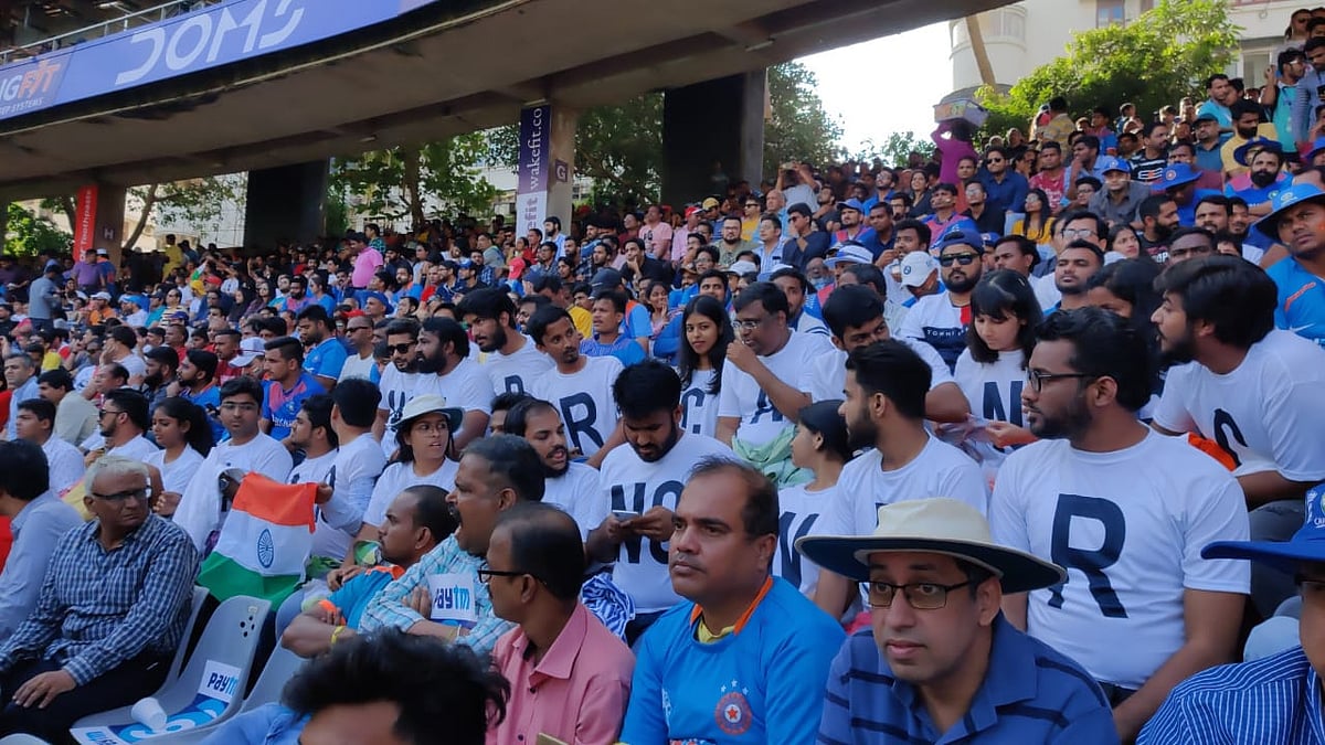 At Wankhede Stadium, CAA-NRC protesters greeted with chants of 'Modi-Modi'