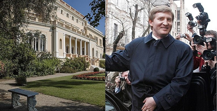 Rinat Akhmetov and his 14-bedroom mansion