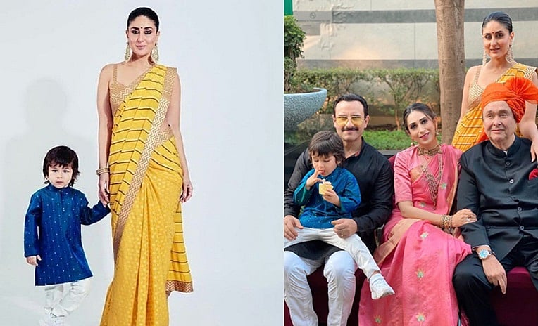 Taimur Ali Khan steals all the attention as Saif Ali Khan, Kareena, Karisma and Randhir Kapoor pose...