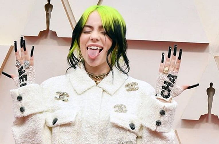 'Is my value based only on your perception?': Billie Eilish strips down during concert to protest...