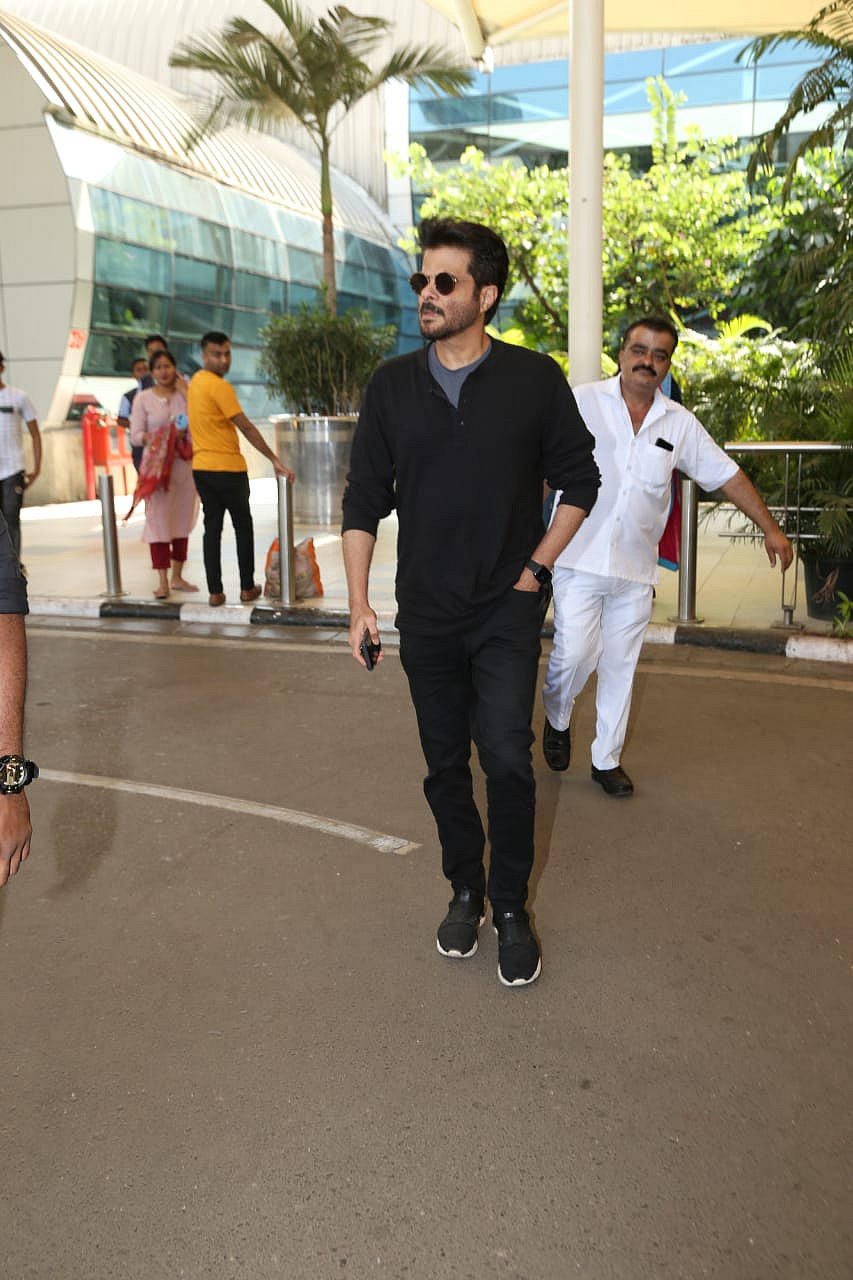 Malang' actor Anil Kapoor spotted at the Mumbai airport