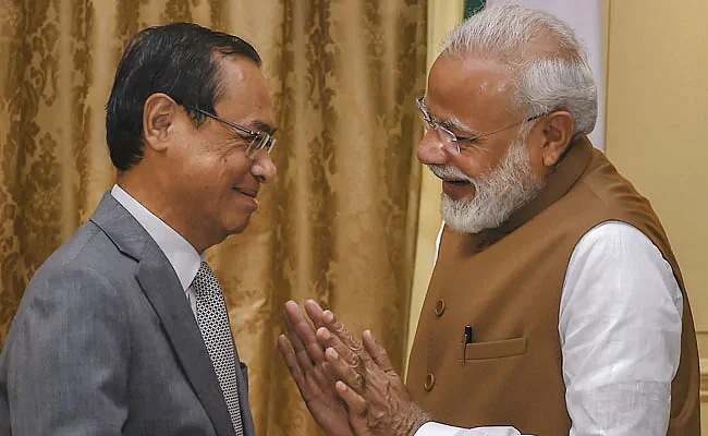 Justice Gogoi and Narendra Modi