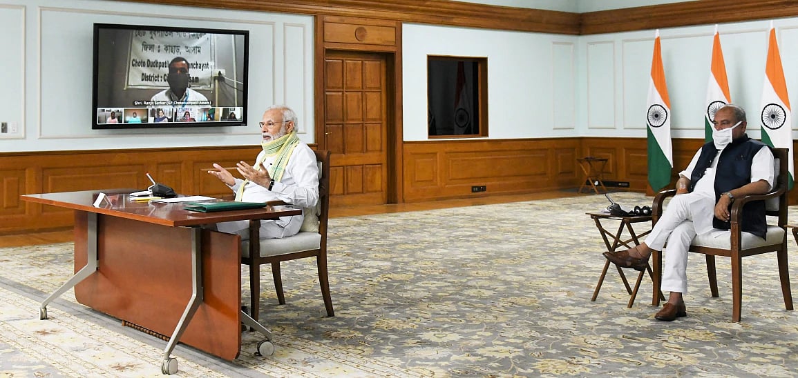 PM Modi inaugurates e-Gram Swaraj portal and Swamitva Scheme on Panchayati Raj Day 