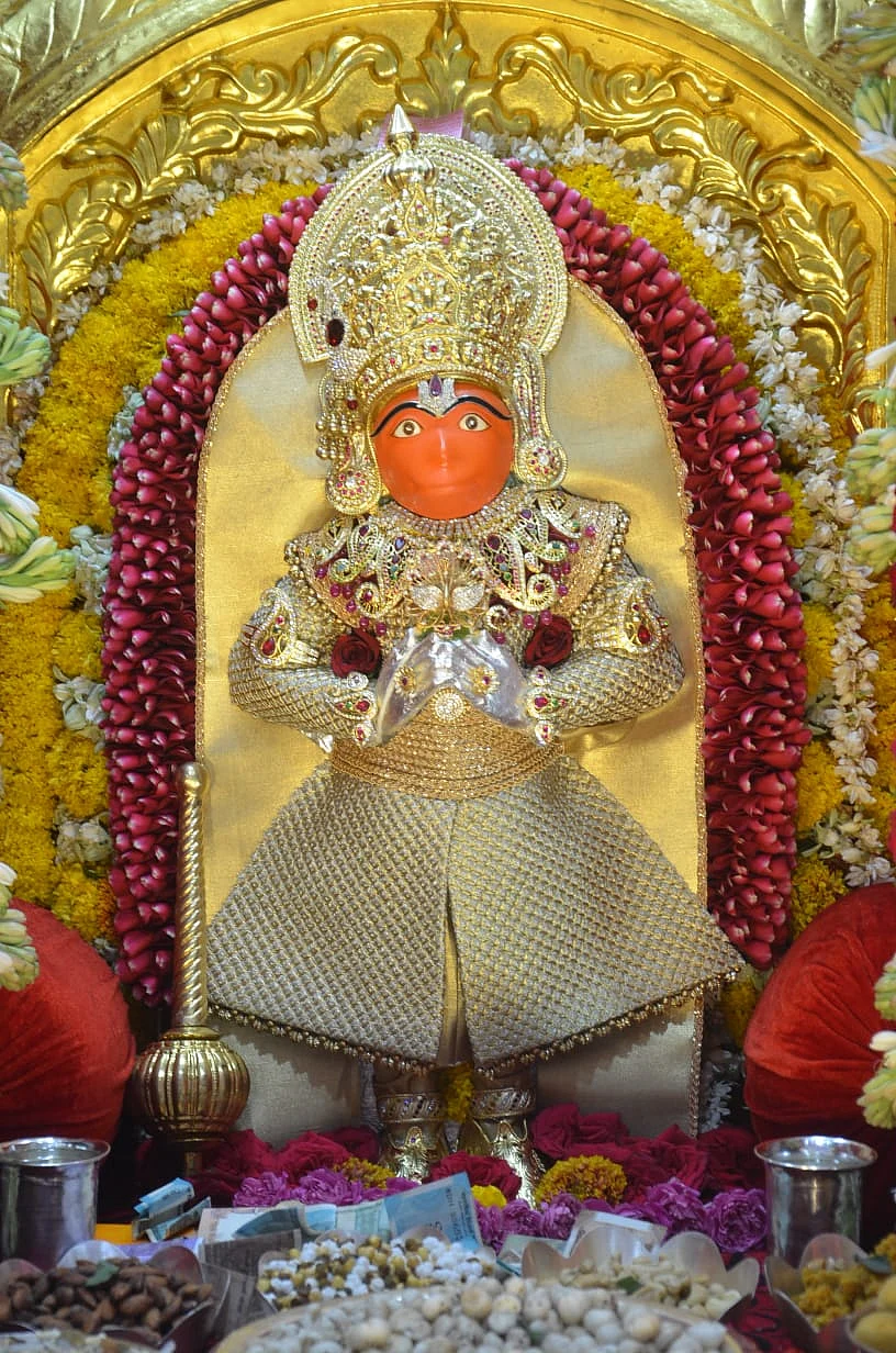 Lord Hanuman temple at Subhas Chowk.