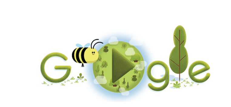 Earth Day 2020: Google Doodle celebrates most important creature - The Bee!

