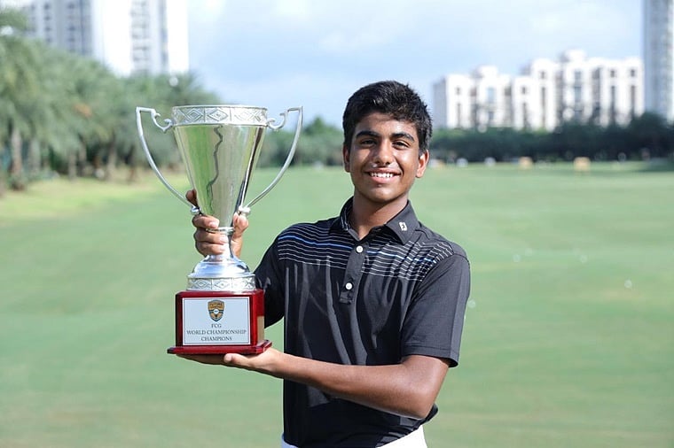 Junior World Golf Champion Arjun Bhati  sells trophies for Rs 4.3 lakh, donates money to PM Care Fund