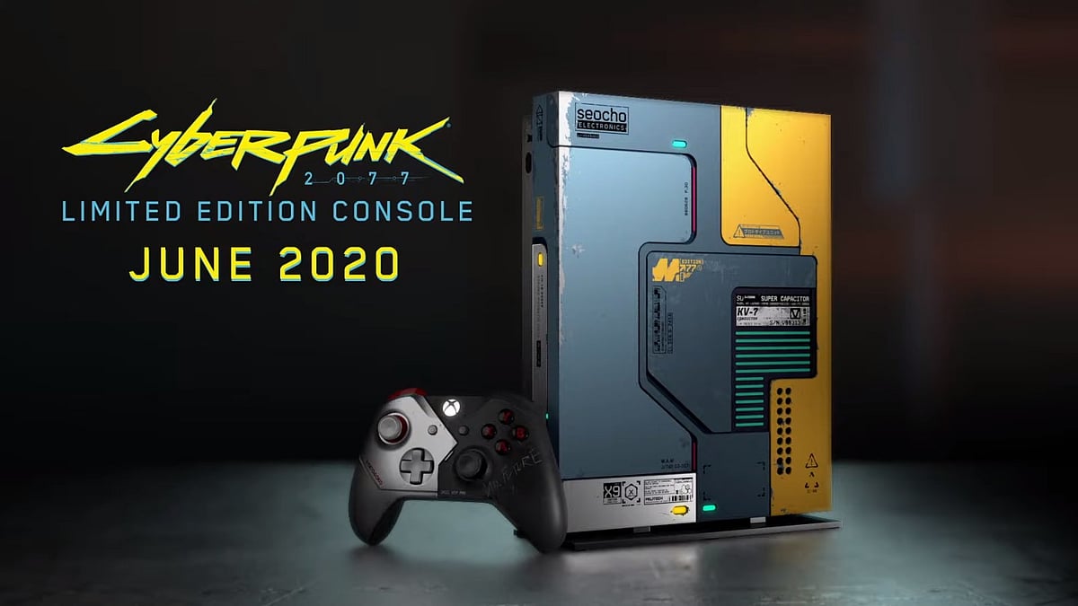 Microsoft's Cyberpunk-themed Xbox glows in the dark