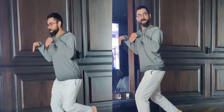 Anushka Sharma spots 'a dinosaur on the loose,' shares hilarious video of hubby Virat Kohli