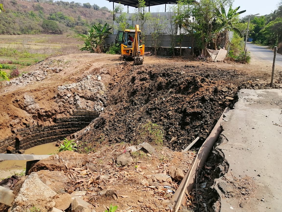 Mira Bhayandar: Pre-British era well faces extinction due to roadwork; Congress, social workers slam MBMC 