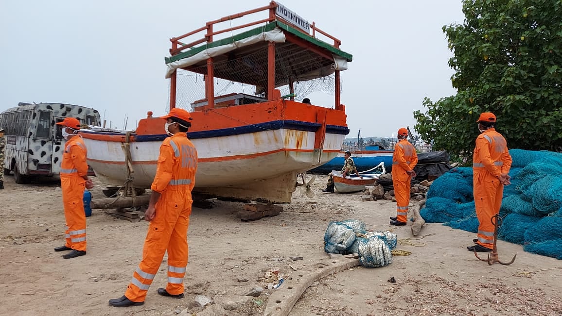 Preperation ahead of Cyclone Nisarga